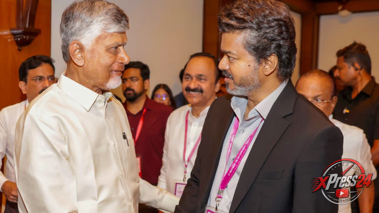 చంద్రబాబుతో తమిళనాడు సీఎం విజయ్ భేటీ
