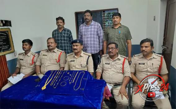 ఇద్దరు అంతర్రాష్ట్ర దొంగల అరెస్ట్.. రూ.33 లక్షల విలువైన బంగారం, వెండి స్వాధీనం