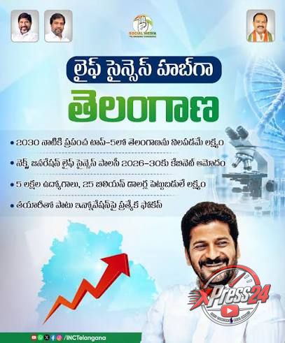 తెలంగాణలో స్విస్ లైఫ్ సైన్సెస్ పెట్టుబడులపై చర్చలు