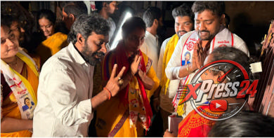 4వ వార్డులో ఎన్నికల ప్రచారంలో కూటమి నాయకులతో కలిసి పాల్గొన్న టీడీపీ రాష్ట్ర అధికార ప్రతినిధి డా. దాసరి శ్యామ్ చంద్ర శేషు.