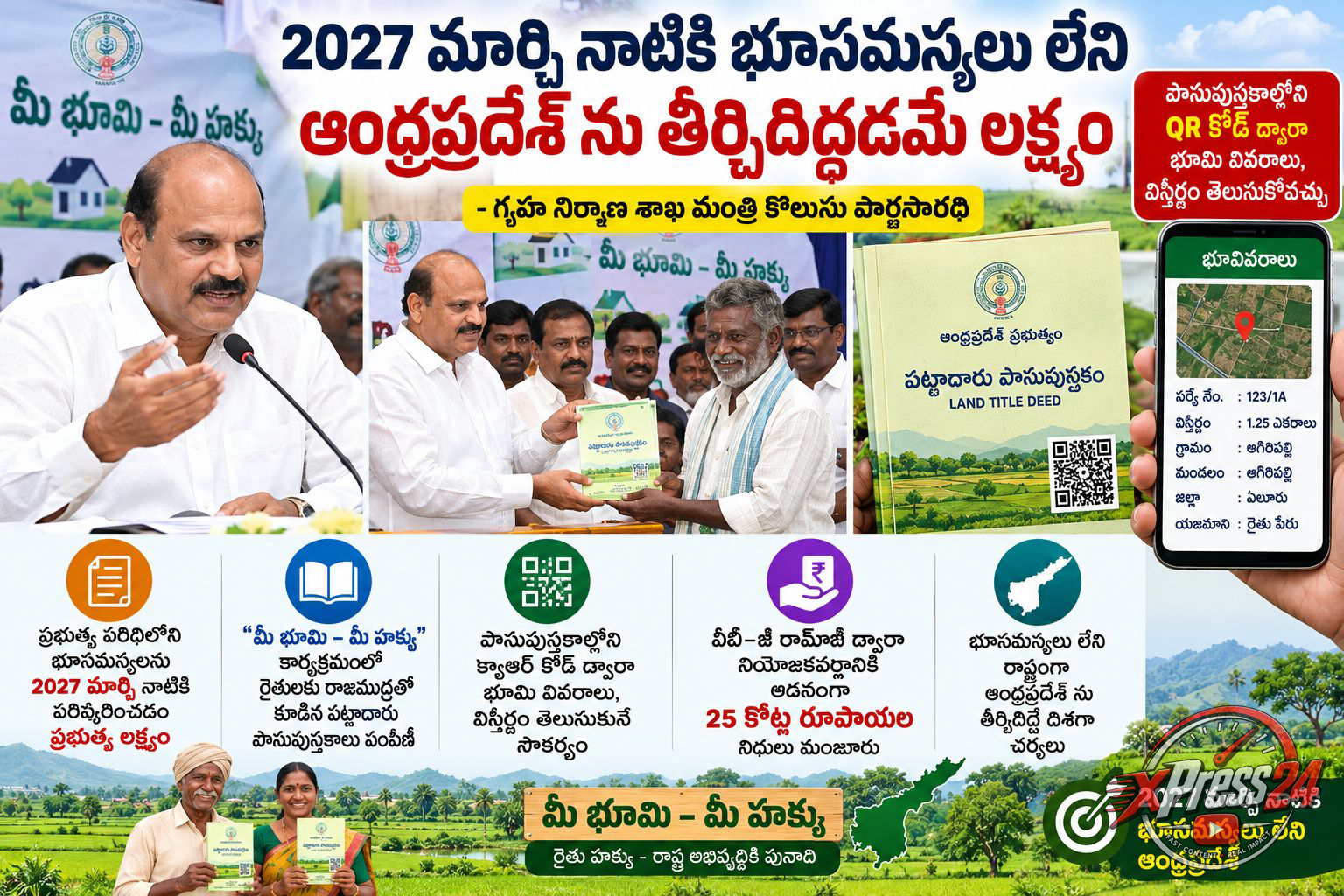 భూసమస్యలు లేని రాష్ట్రంగా ఆంధ్రప్రదేశ్
