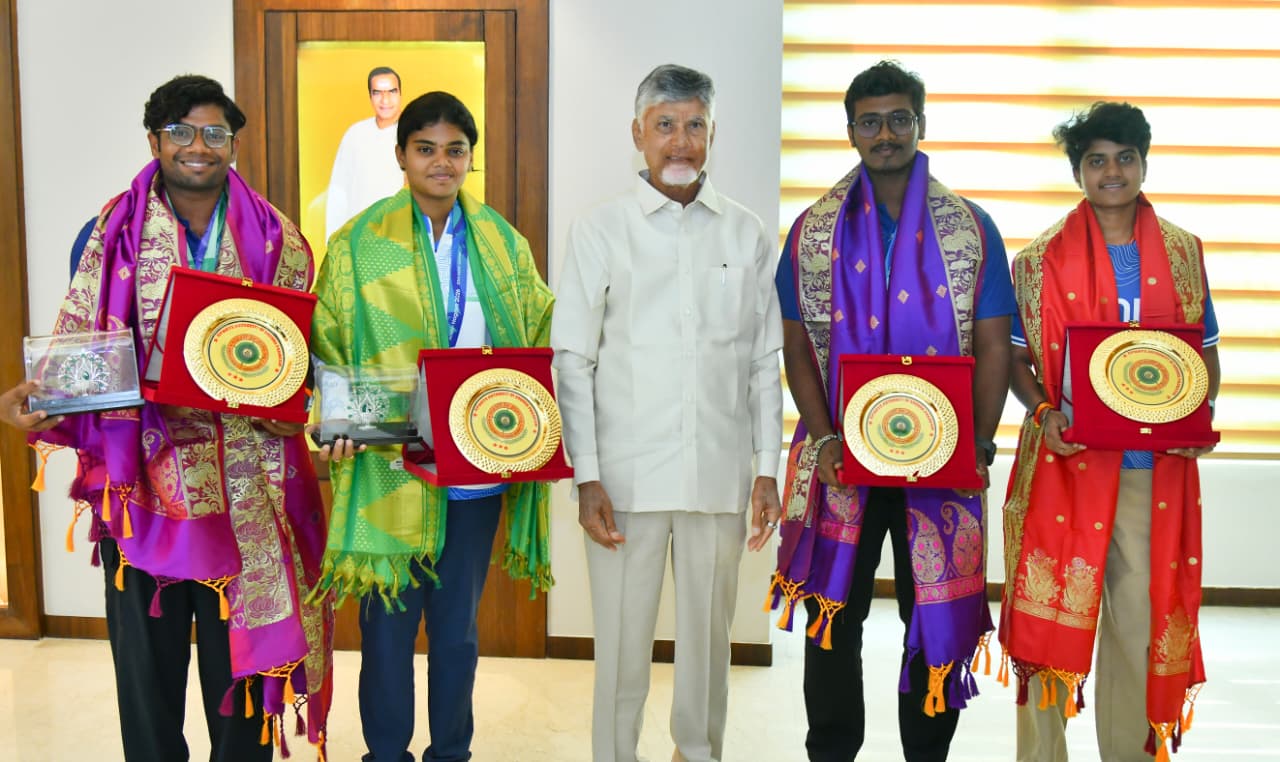 ఆసియా క్రీడల విజేతలకు సీఎం చంద్రబాబు అభినందనలు