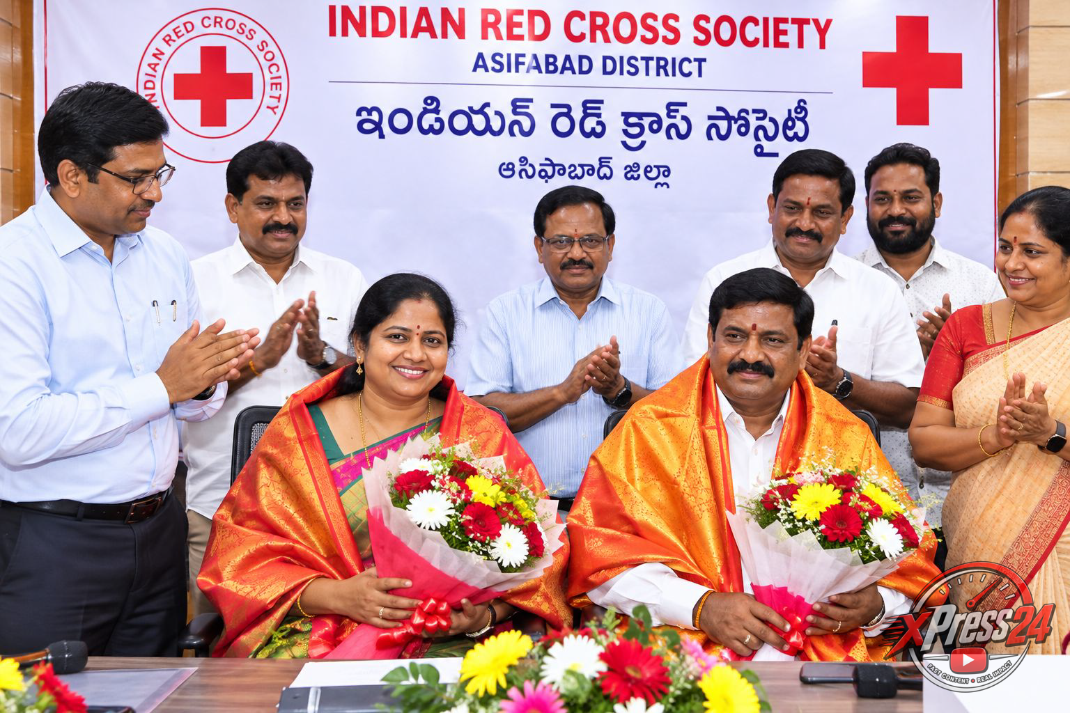 ఆసిఫాబాద్ రెడ్క్రాస్ సొసైటీ చైర్మన్గా కొత్తపల్లి అనిత ఏకగ్రీవ ఎన్నిక